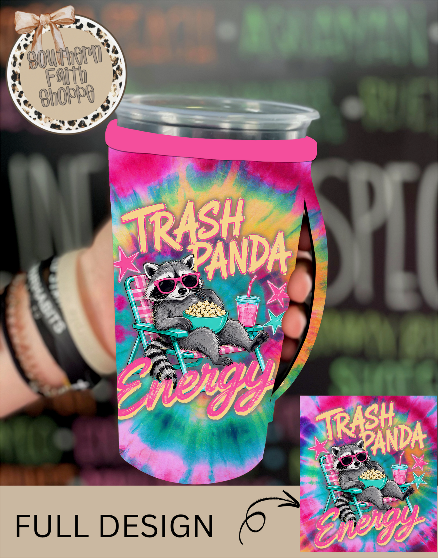 TRASH PANDA ENERGY | TEA KOOZIE