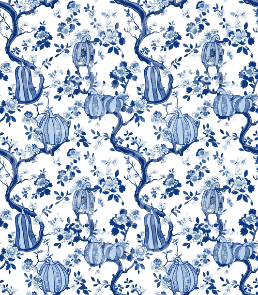 Chinoiserie Pumpkins (Tea Cup Sized)