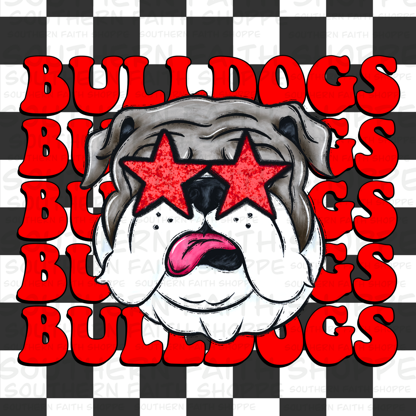 Preppy GA Bulldog (Tea Cup Sized)