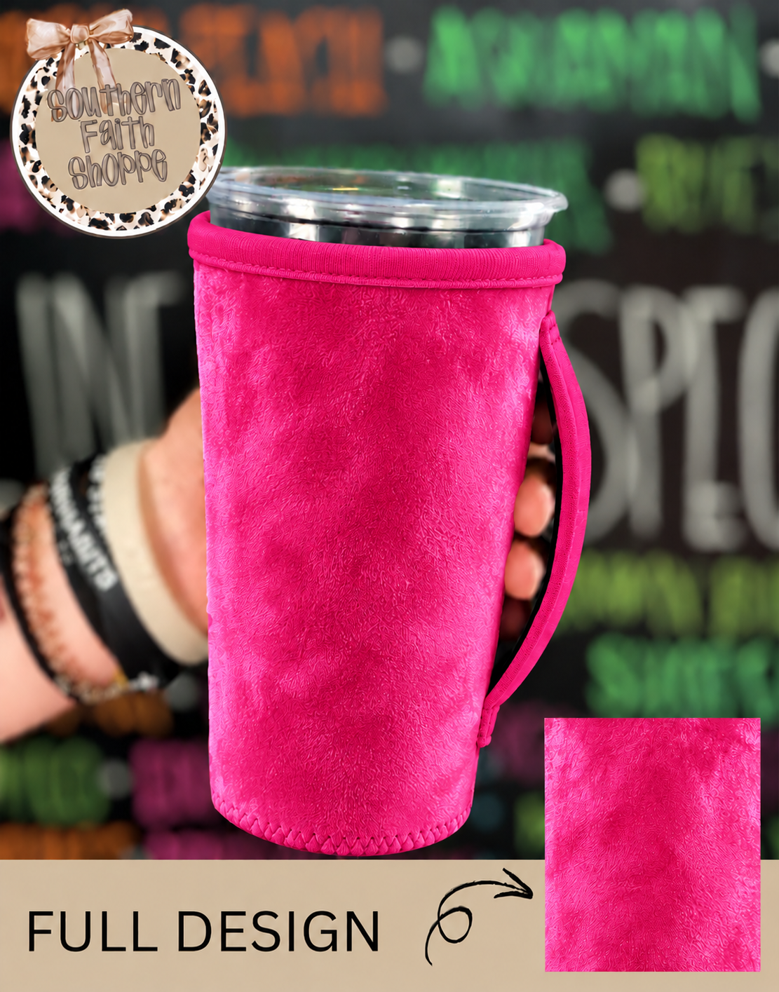 HOT PINK VELVET | 32oz KOOZIE