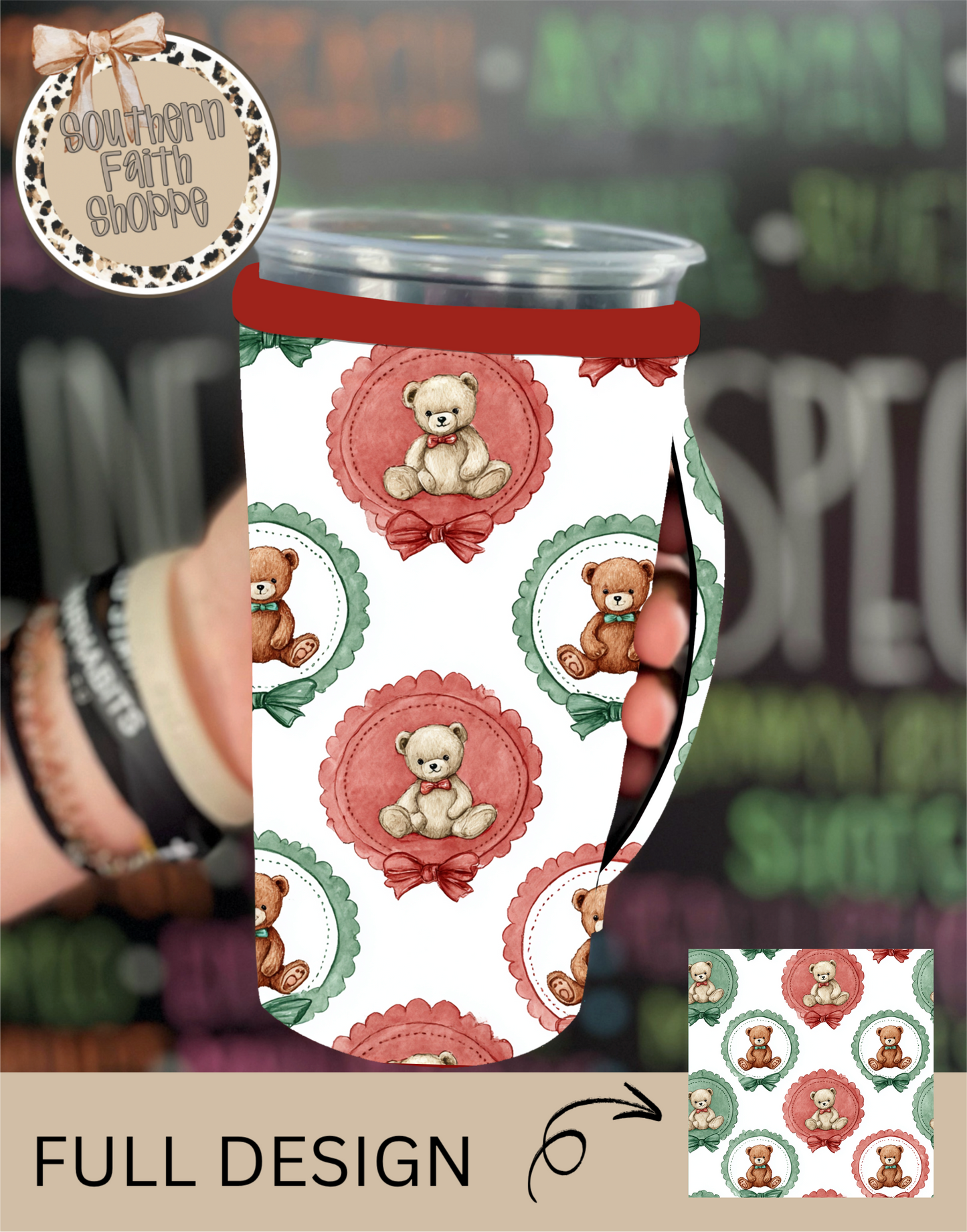 Christmas Bears (Tea Cup Sized)