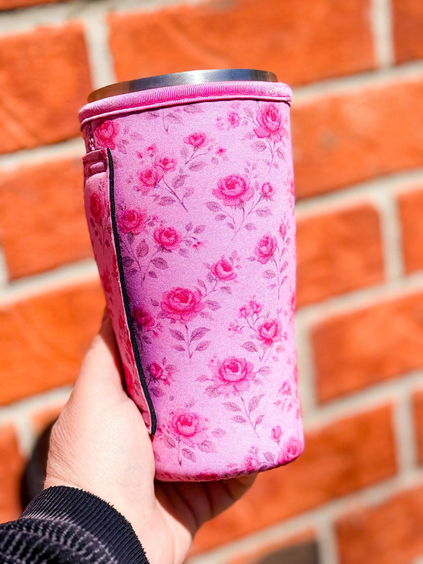 PINK FLORAL | TEA SIZED 32oz