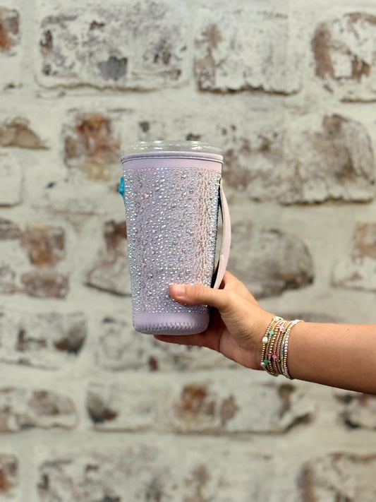LAVENDER   | RHINESTONE TEA KOOZIE