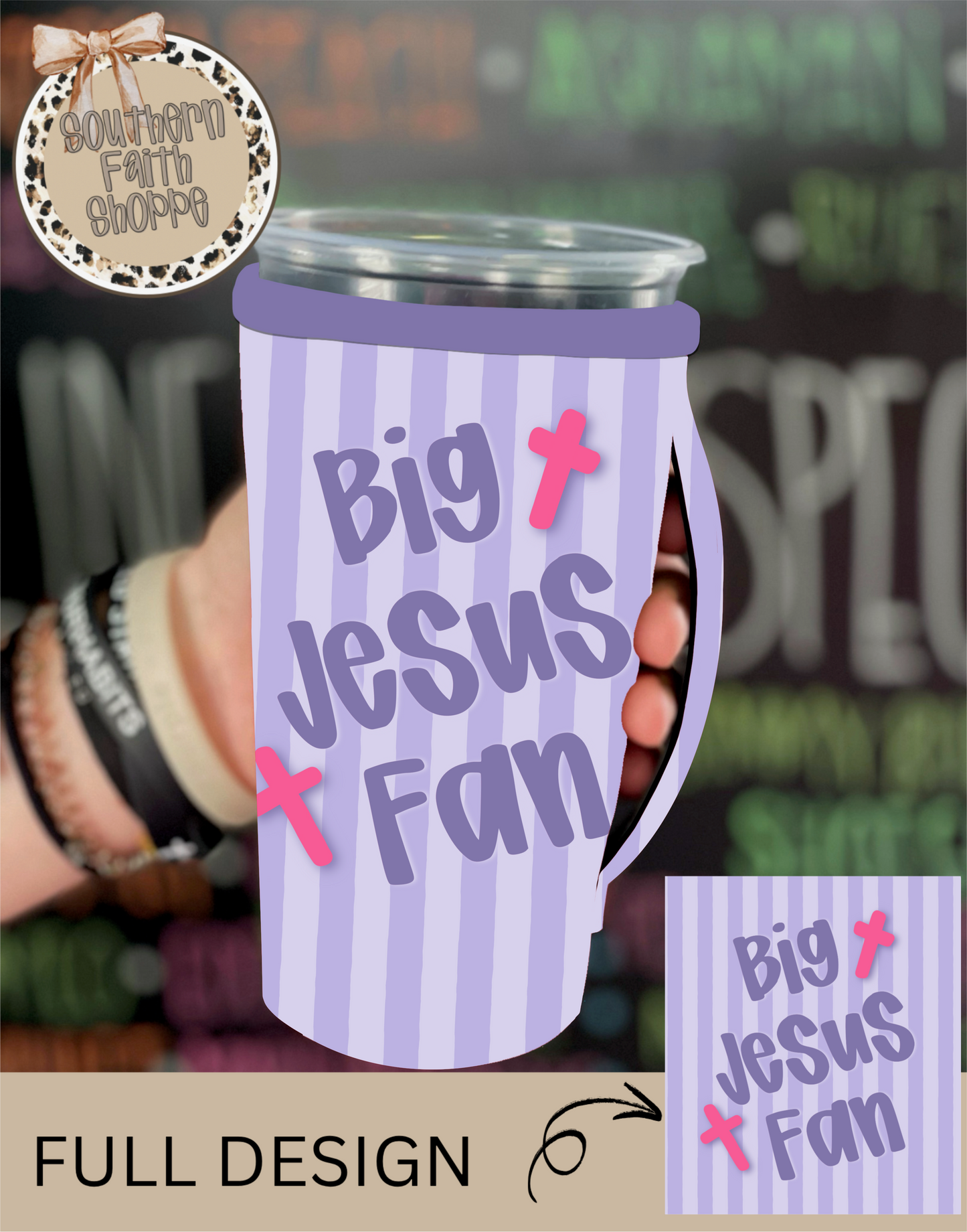 BIG JESUS FAN  | TEA KOOZIE