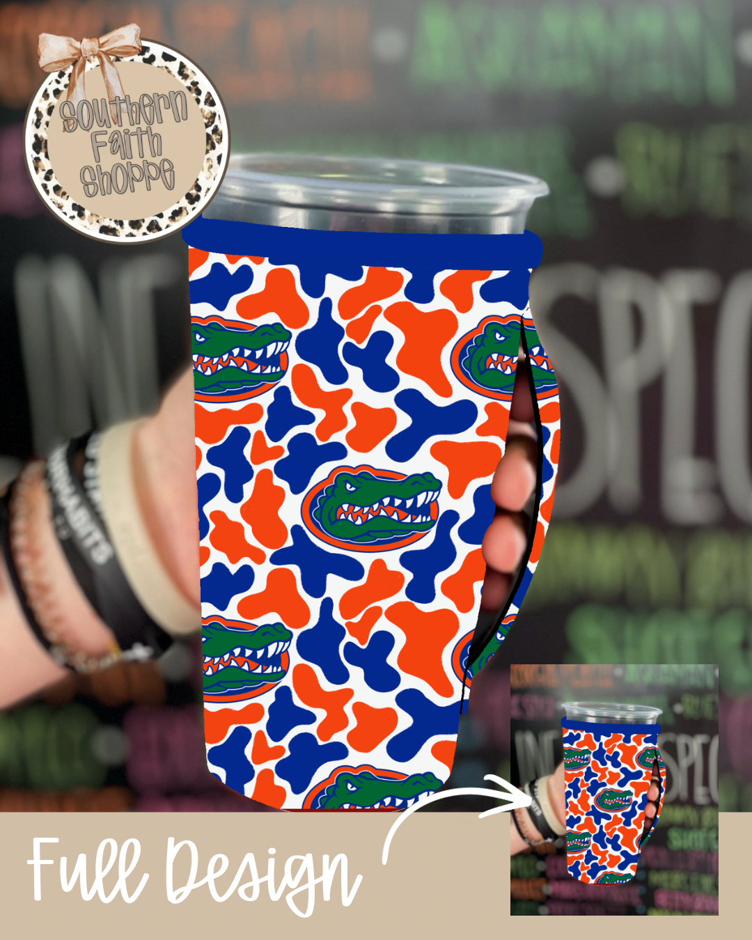 GATOR CAMO | 32oz KOOZIE