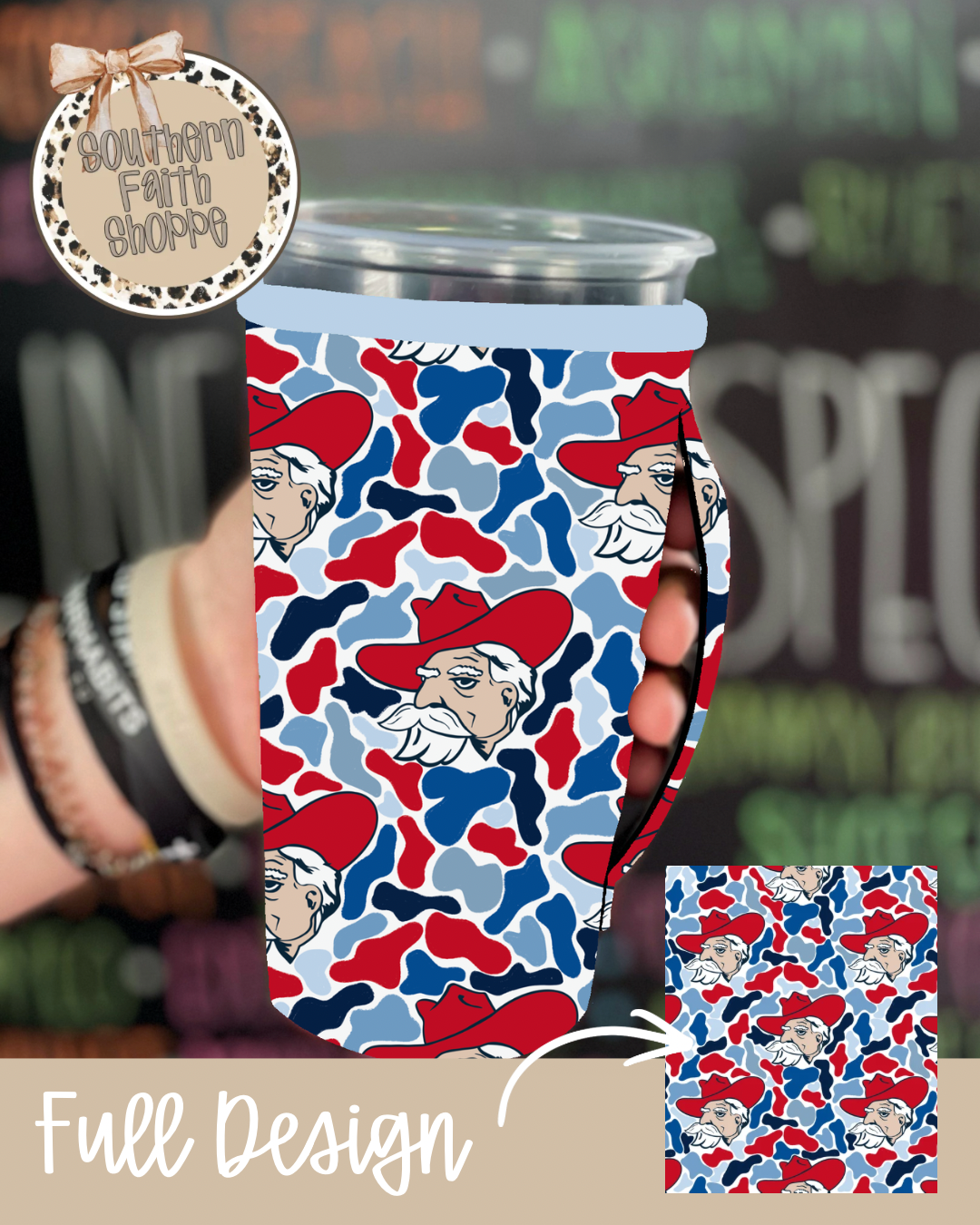MS REB CAMO | 32oz KOOZIE