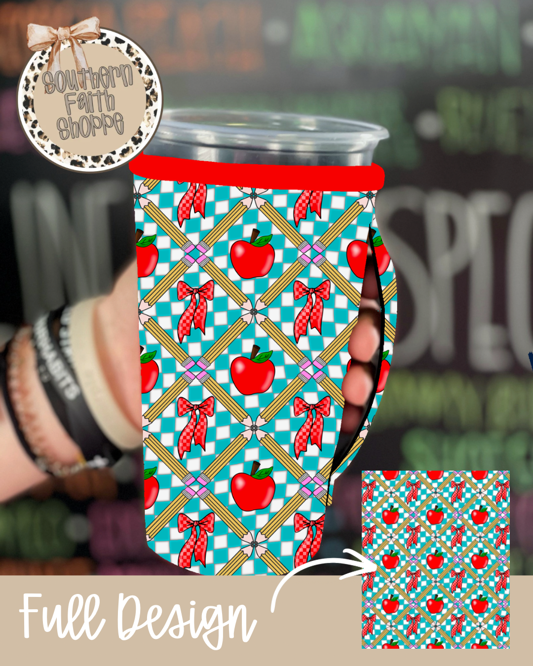 SCHOOL PENCILS | 32oz KOOZIE
