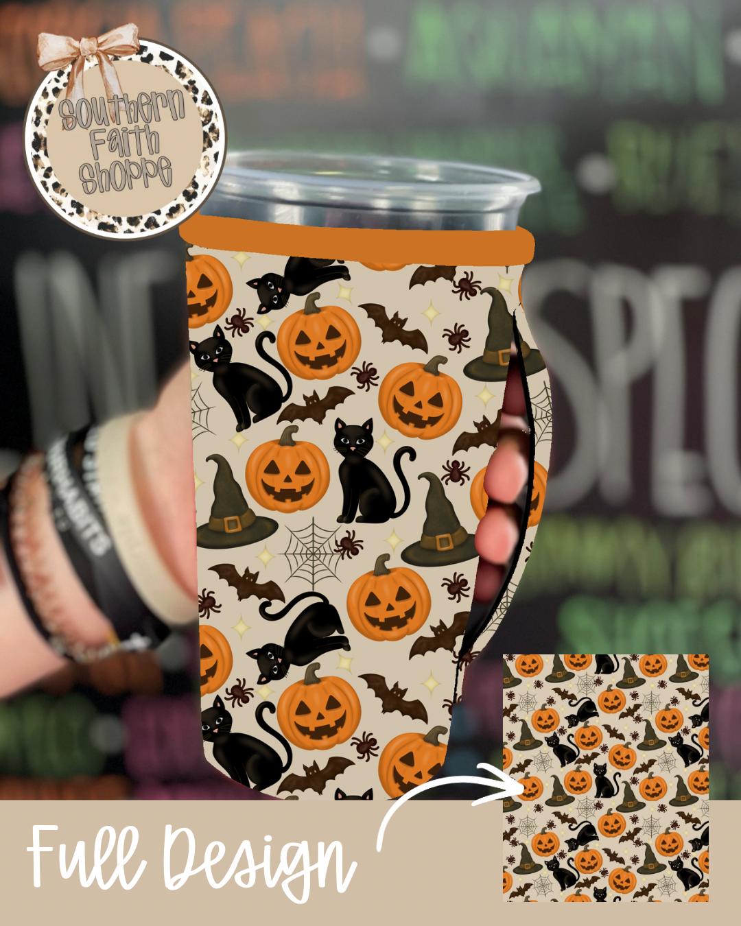 HATS, CATS & BATS | 32oz KOOZIE
