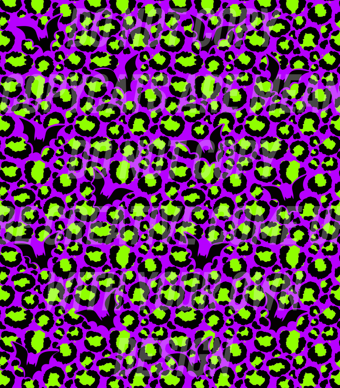 Spooky leopard (Tea Cup Sized)