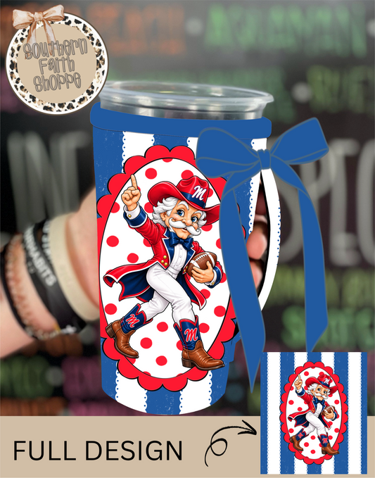 COLONEL COQUETTE | 32oz RIBBON KOOZIE