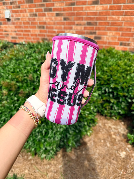 GYM & JESUS | 32oz KOOZIE