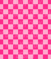 Pink Checkers (Tea Cup Sized)