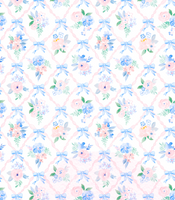 Preppy Floral Ribbon (Tea Cup Sized)