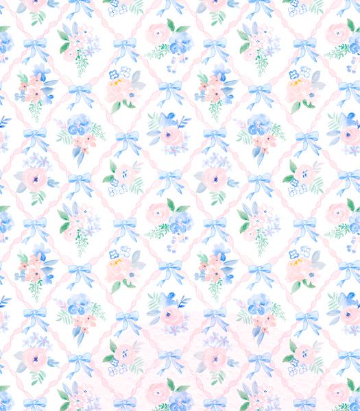 Preppy Floral Ribbon (Tea Cup Sized)