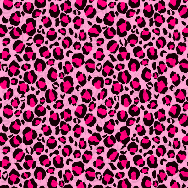 Hot hot pink leopard (Tea Cup Sized)