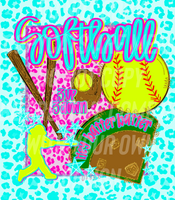 Neon Softball (Tea Cup Sized