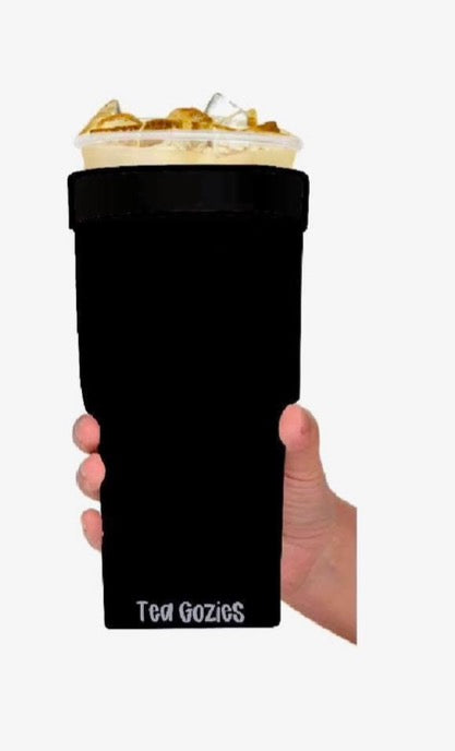 BLACK STAINLESS STEEL KOOZIE |