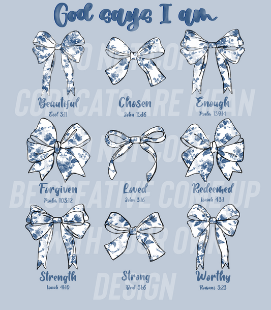 God says I am (Tea Cup Sized)