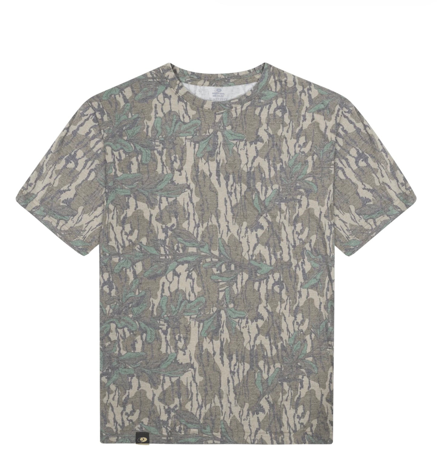 LIGHT WASH GREEN LEAF CAMO CUSTOMIZED | T-SHIRT