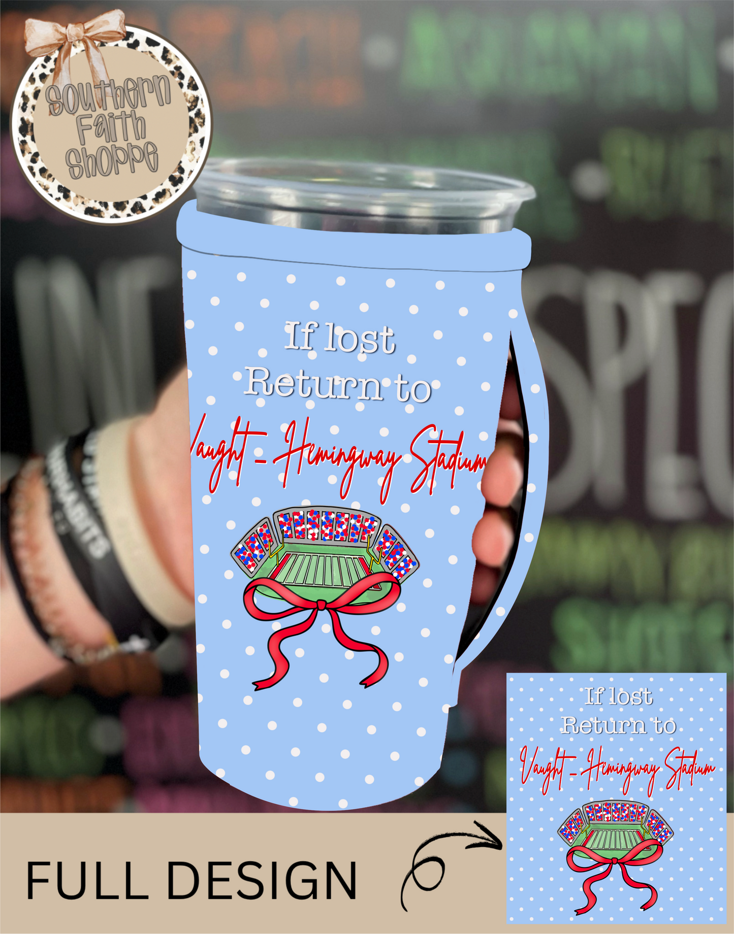 RETURN TO VAUGHT- HEMINGWAY STADIUM | TEA SIZED 32oz