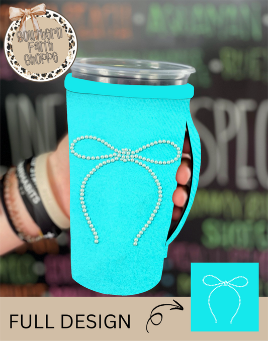 TIFFANY PEARL | RHINESTONE TEA KOOZIE