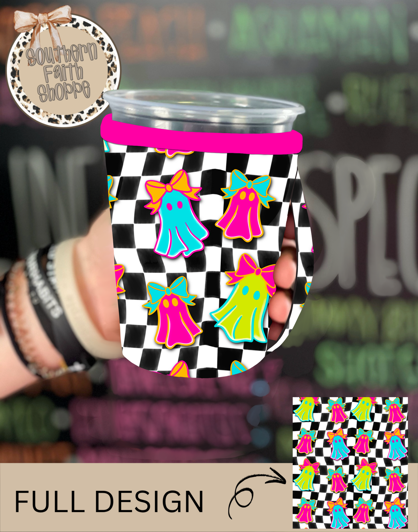 SPOOKY NEON | (12-16oz) KOOZIE