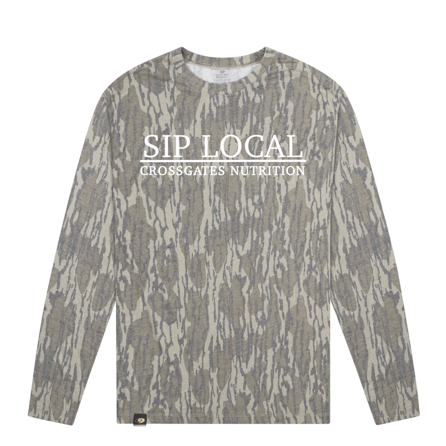 LIGHT WASH CAMO CUSTOMIZED | LONG SLEEVE T-SHIRT (TO GET BULK PRICING ORDER 3 OR MORE)