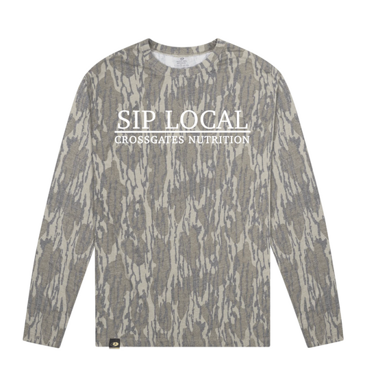 LIGHT WASH CAMO CUSTOMIZED | LONG SLEEVE T-SHIRT (TO GET BULK PRICING ORDER 3 OR MORE)