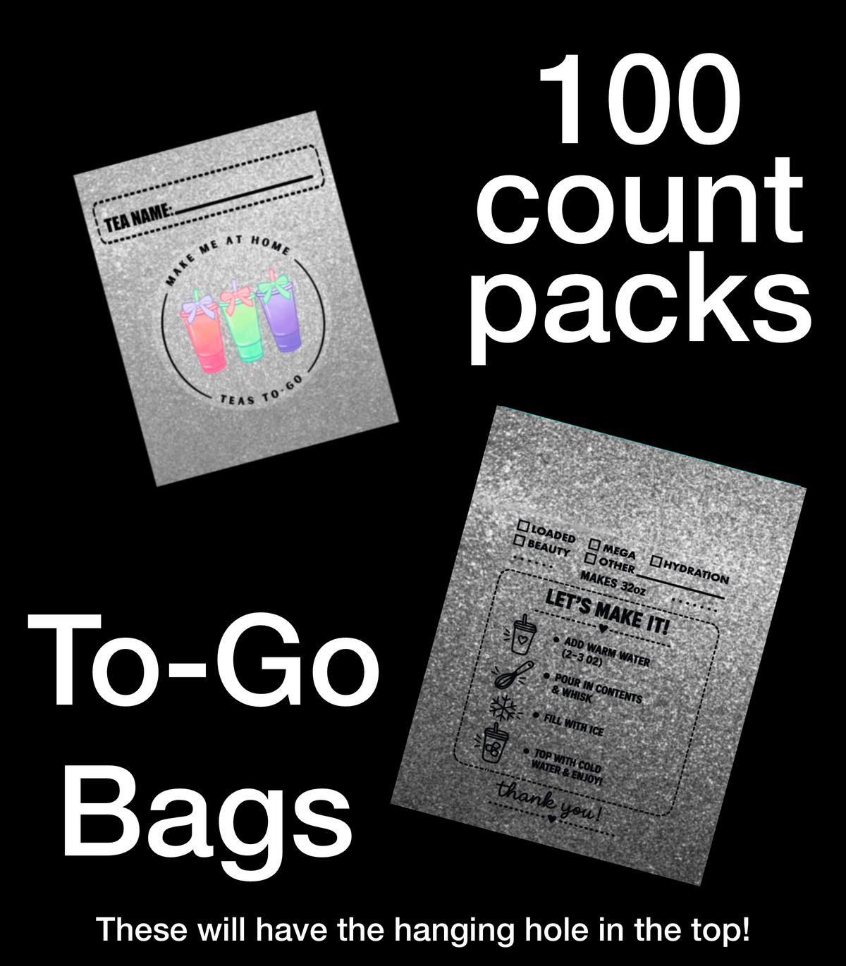 TO-GO | BAGS ( you can’t add logo )
