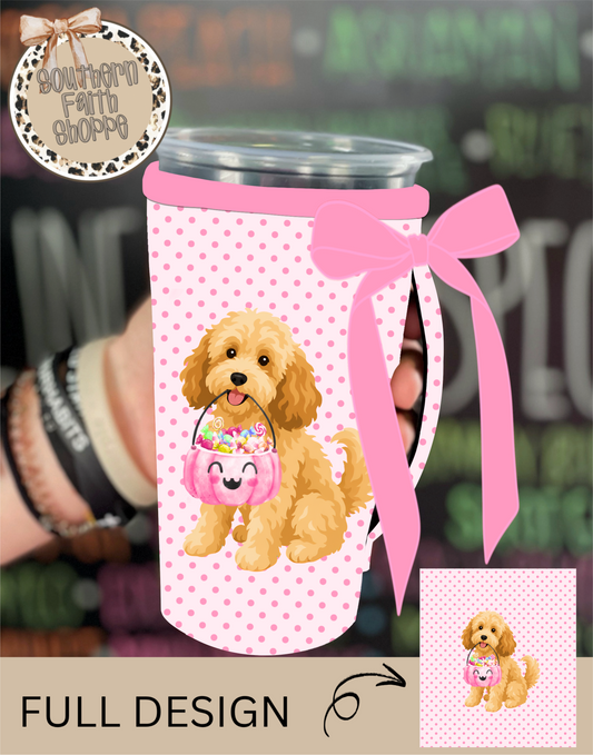 PUP OR TREAT | RIBBON KOOZIE