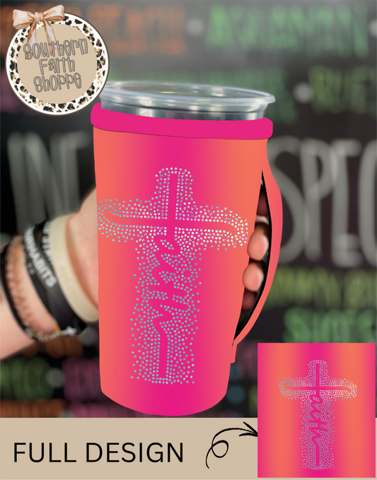 FAITH | RHINESTONE KOOZIE
