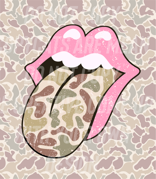 Girls Rock camo too (Tea Cup Sized)