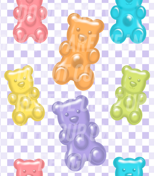 Gummi Bears with checkers (Tea Cup Sized)