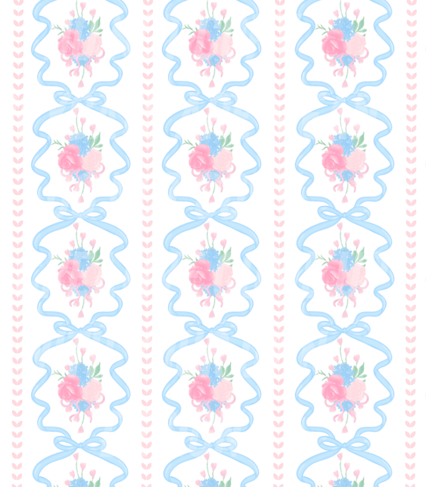 Grande bow floral (Tea Cup Sized)