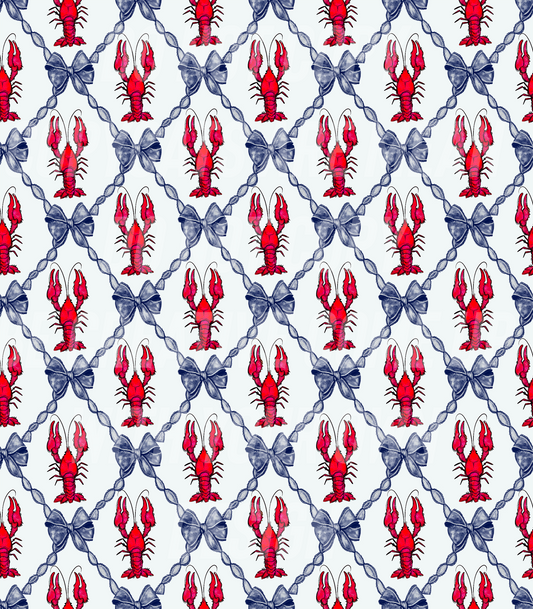 Red and Blue crawfish (Tea Cup Sized)