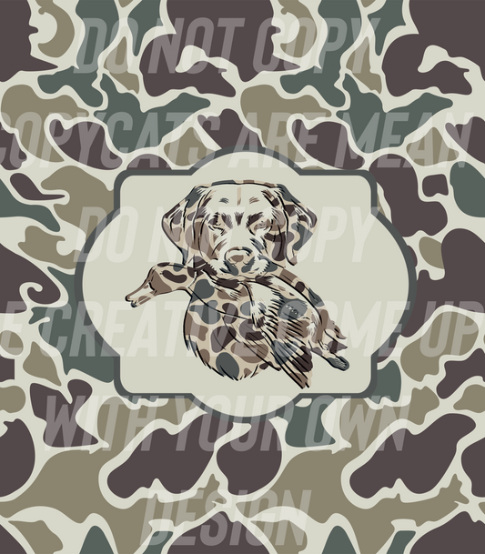 Old school camo lab (Tea Cup Sized)