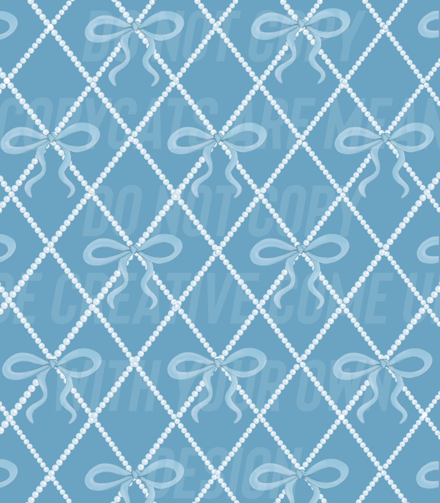 Pearls and Bows (Tea Cup Sized)