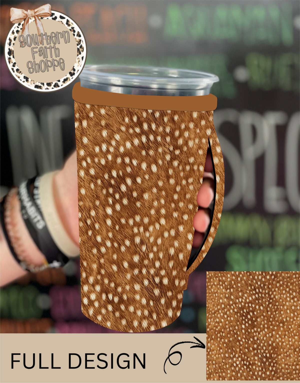DEER SKIN | 32oz KOOZIE