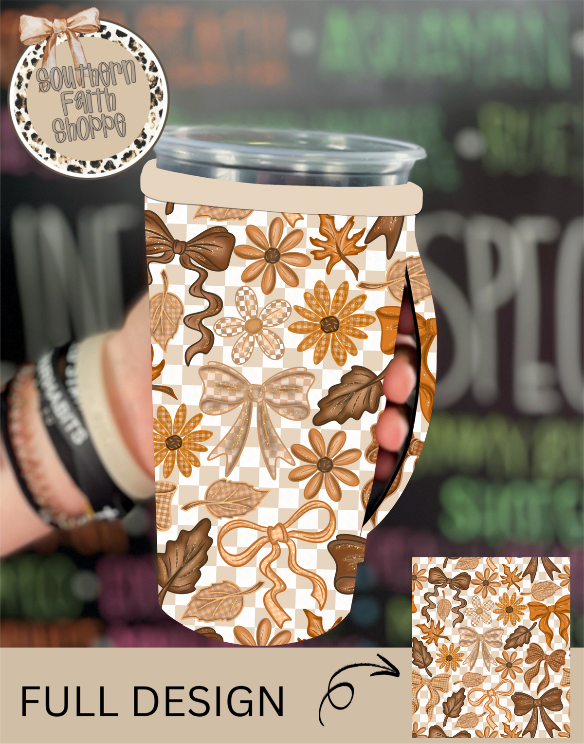FALL RIBBONS | 32oz KOOZIE