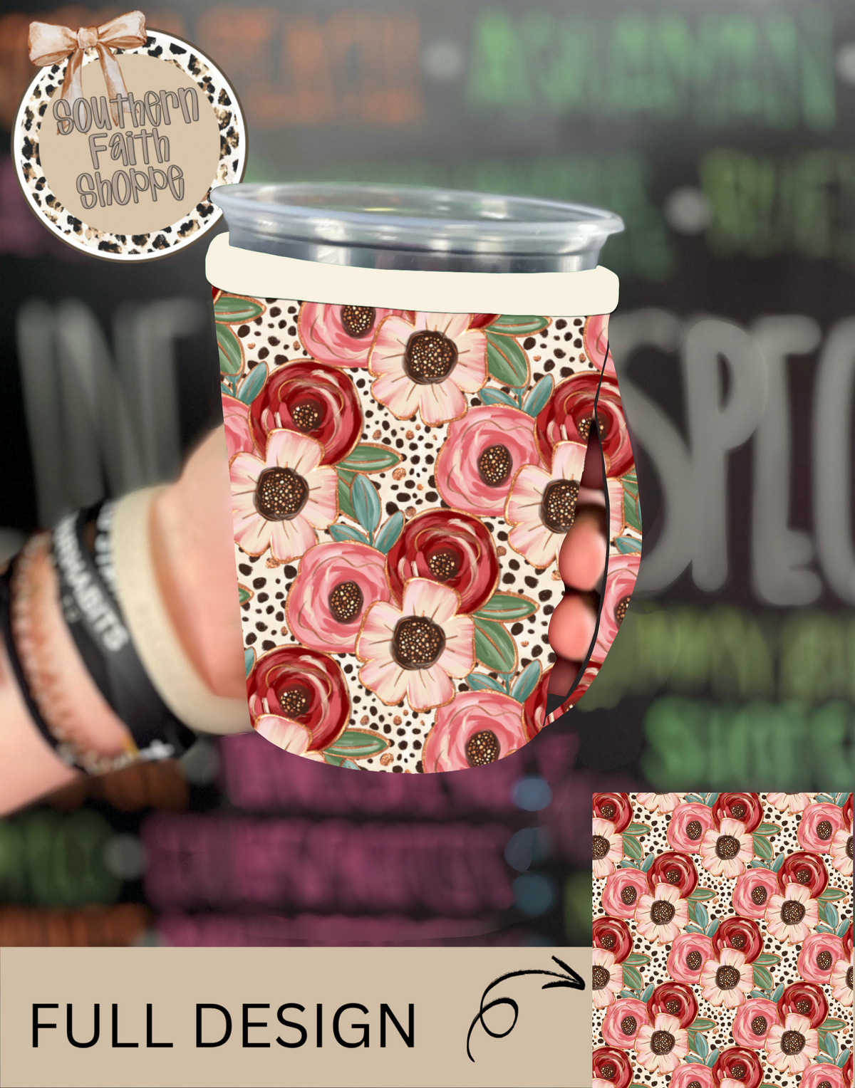 WILDFLOWER BLUSH | (12-16oz) KOOZIE