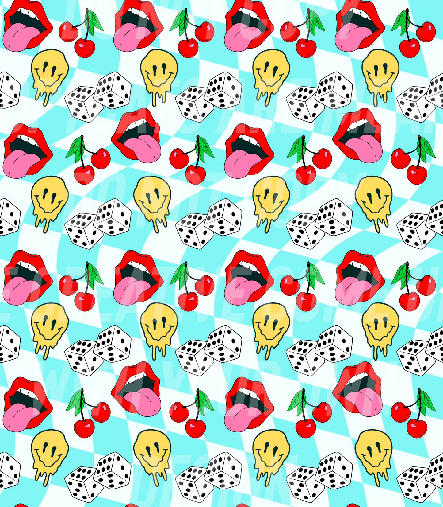 Smiles and Dice (Tea Cup Sized)