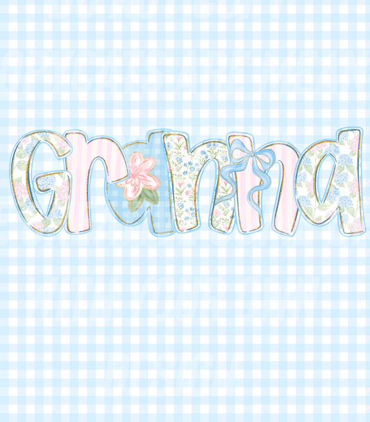 Gingham Granna (Tea Cup Sized)