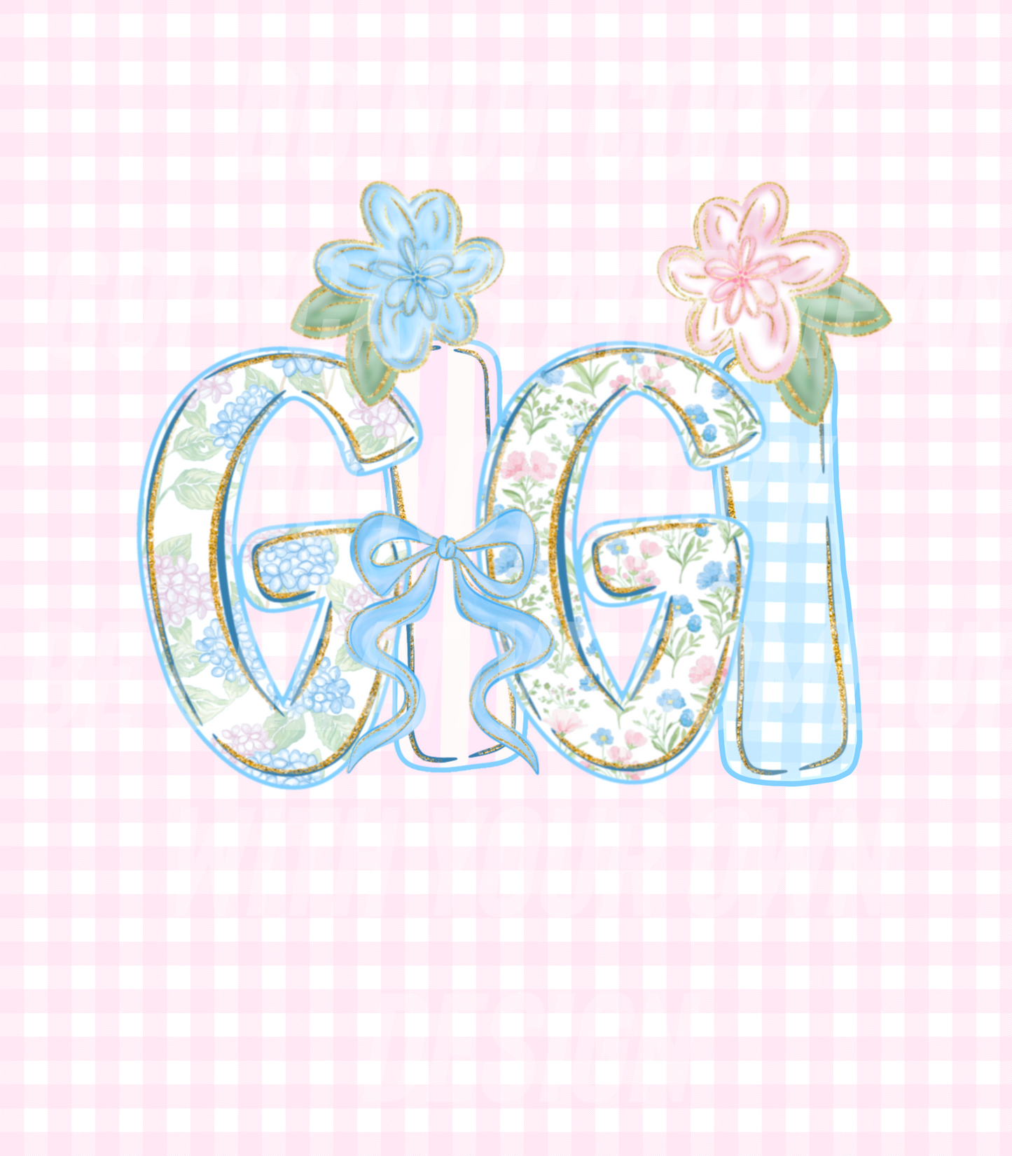 Gingham Gigi (Tea Cup Sized)