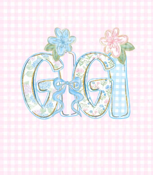 Gingham Gigi (Tea Cup Sized)