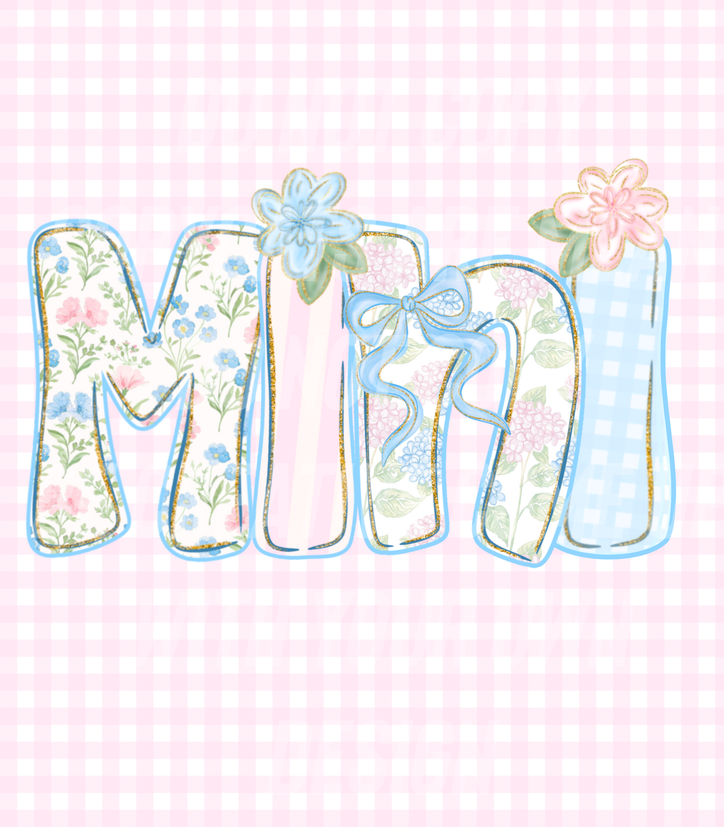 Gingham Mini ( Shake Cup Sized)