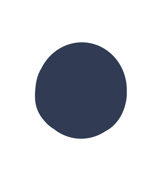 Solid Navy (Tea Cup Sized)