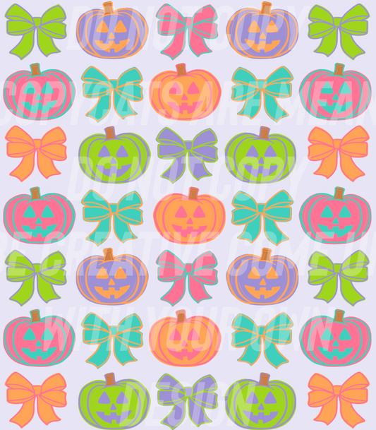 Neon Jack-O-Lanterns (Tea Cup Sized)