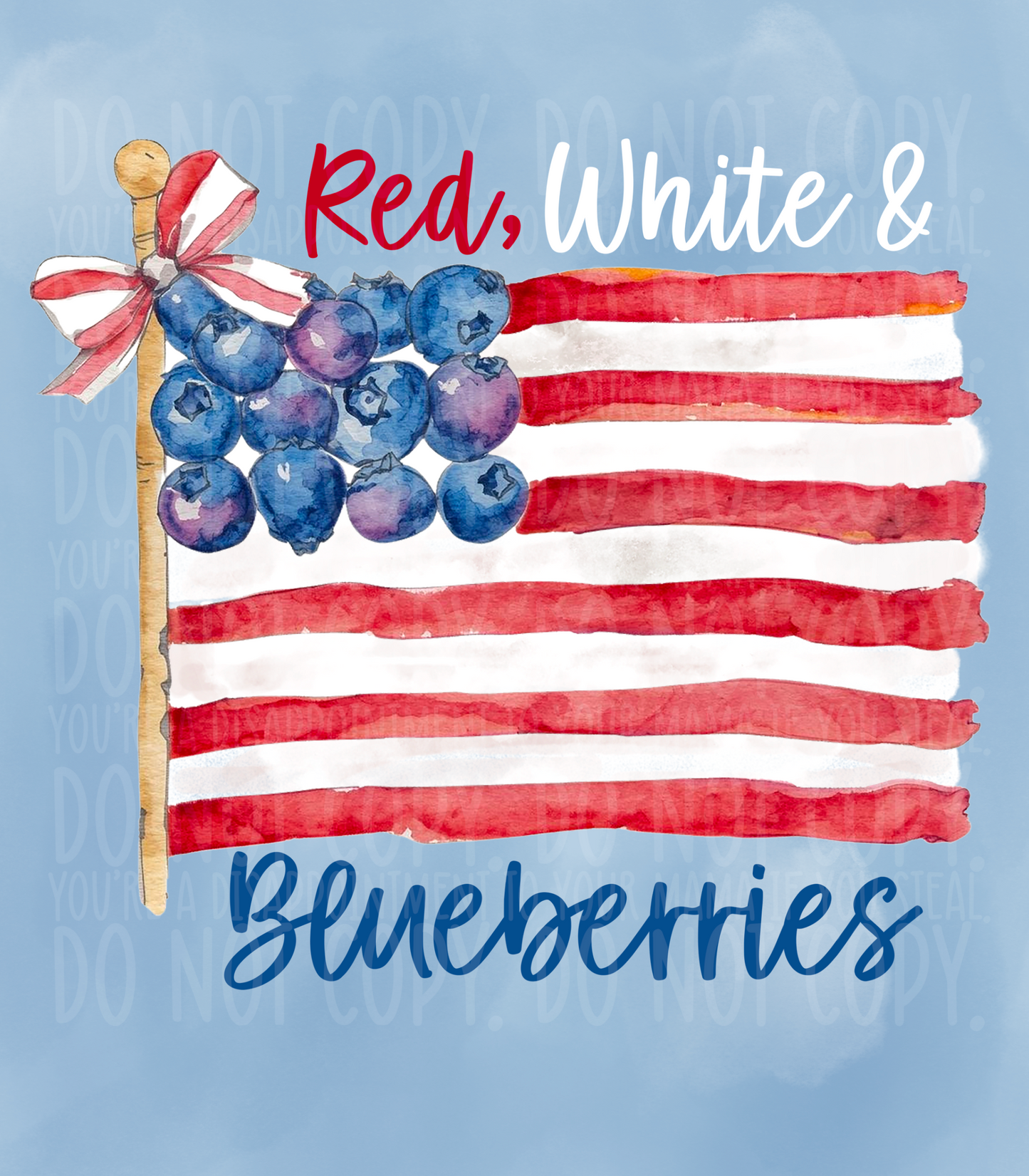 Red White and Blueberries (Tea Cup Sized)