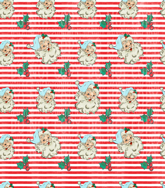 Striped Vintage Santa (Tea Cup Sized)