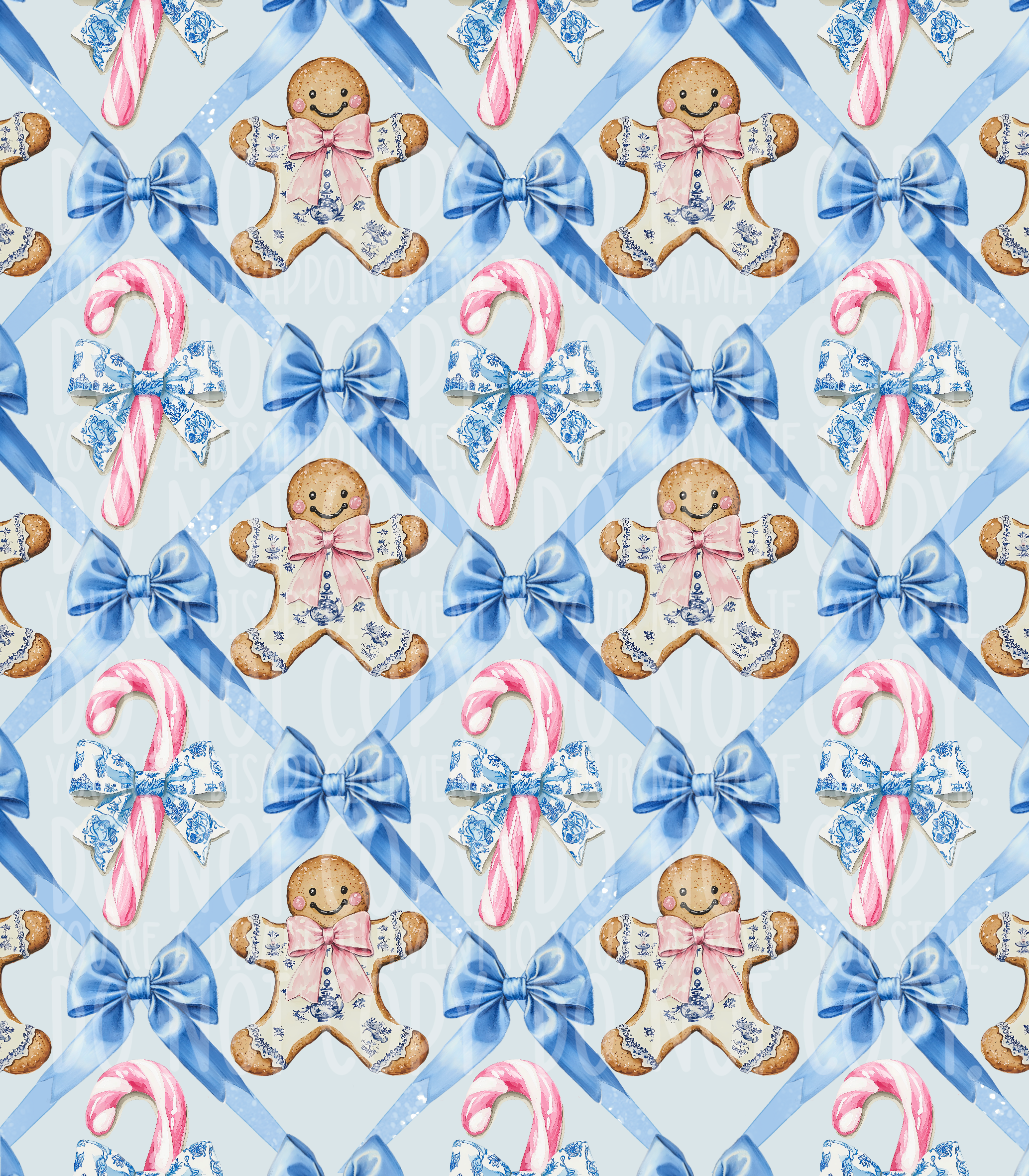 Blue gingerbread (Tea Cup Sized) – Southern Faith Shoppe